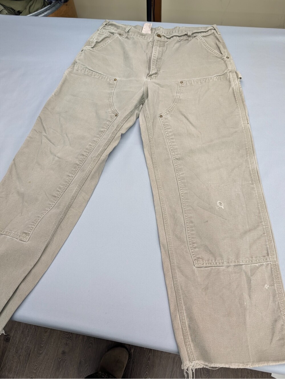 Vintage Carhartt Double Knee Pants USA Made B136 Des 36x29
